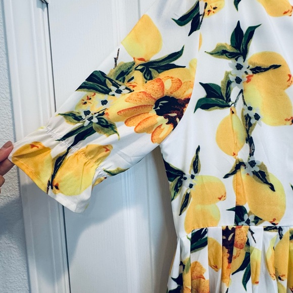 Lemons Dress , shape A - size XL brand: Zaful - Picture 4 of 6